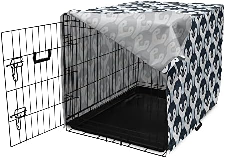 Карактеристики на кучињата Амбесон Пингвин, тематски образец со животински печатење со птици, лесен за употреба на покривка од одгледувачница