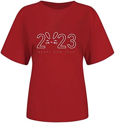 Краток ракав 2023 Облека екипаж графичка преголема смешна блуза маичка за девојчиња памучна блуза есен лето жени lj lj