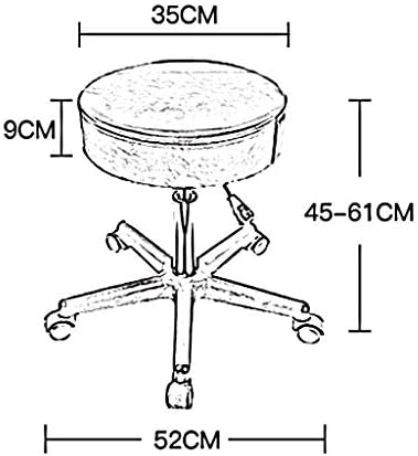SJYDQ BAR столче вртено столче столчето ПУ -кожена висина за прилагодување на столот паб стол
