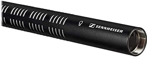 Sennheiser ME66/K6P Shotgun Microphone System, вклучува ME66 MICROPHONE MICROPHONE, K6P модул за напојување, пакет со сива пена