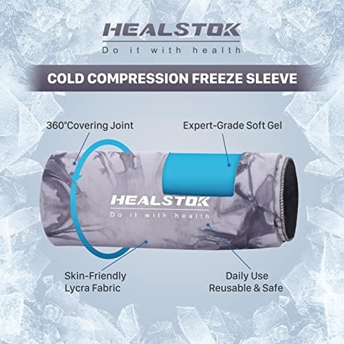Леден пакет за лактот и коленото, замрзнување на ракавот за колено, обвивка за мраз на глуждот, флексибилна гел ладна и топла компресија