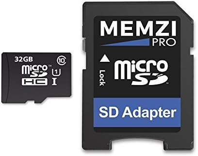 MEMZI PRO 32gb Класа 10 90MB / s Микро Sdhc Мемориска Картичка Со Sd Адаптер За Омкм 4K 16PM ИЛИ 4K 1080p 14mp Спортски Акциони Камери