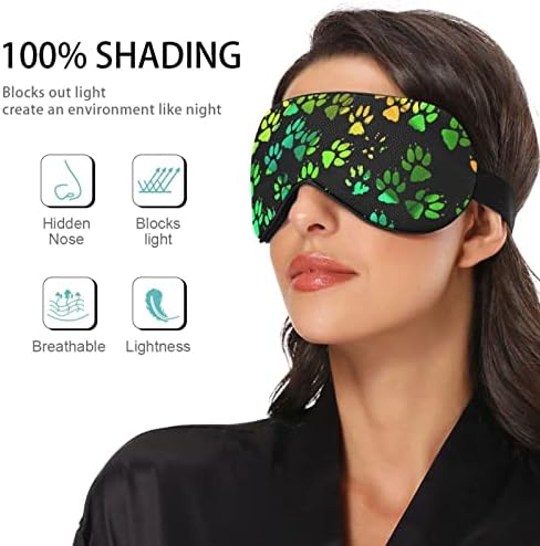 Unisex Sleep Mask Eye Mask Шарена-Калифорнија-кавчна ноќева маска за спиење удобно покритие за сенка за спиење на очите