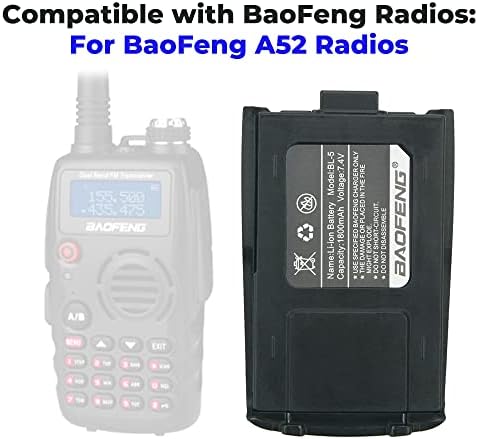 Винејуан Баофенг А52 БЛ-5 1800мах Батерија За Баофенг А52 Двонасочно Радио