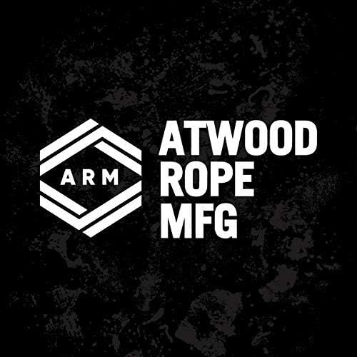 Atwood Rope MFG 1/16 Алатка за комунални услуги 1,6mm x 100ft еднократно количество | Тактичка најлон/полиестерска опрема за риболов, правење накит, додатоци за кампување