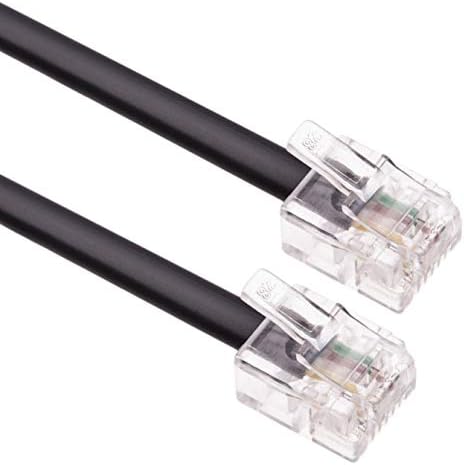 Keeple RJ11 кабел ADSL 10FT продолжение на олово Телефонски приклучок Телефонски приклучок со голема брзина XFINITY Интернет широкопојасен интернет