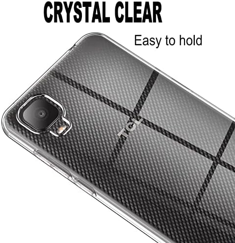 Kitayolife Кристално Јасен Дизајниран За Alcatel TCL A3 A509DL Телефон Случај Покритие, 1.2 mm Дебелина Задниот Случај, Флексибилни