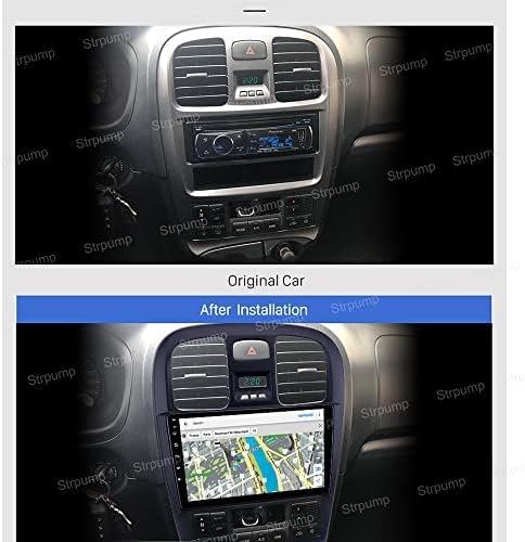 9 3+32GB Android 10 Во Цртичка Автомобил Стерео Радио Одговара За Hyundai Соната 2001~2012 Гпс Навигација Главата Единица Carplay