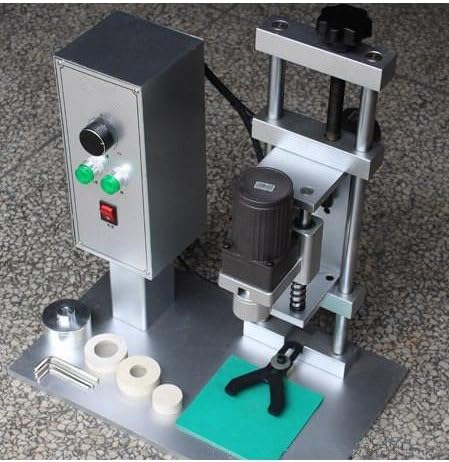 Автоматска машина за автоматско запечатување на капачето за шише со шише со шише за електрична енергија, пластичен сад за храна 5-50мм