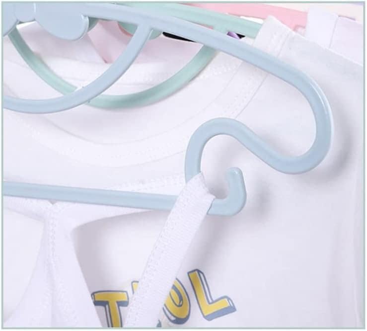 10 парчиња облека за облека за бебиња за панталони за панталони облекување облекување палто закачалка за сушење решетката дисплеј