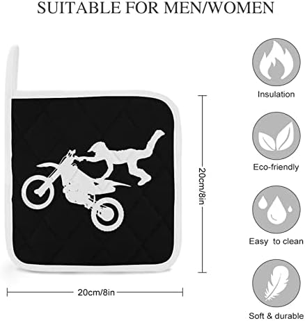 Велосипед мотокрос држачи за садови за велосипеди, отпорни на топлина, топли влошки за готвење кујна со 2 парчиња сет