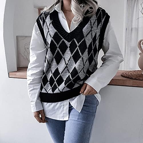 Prdecexlu Frill Classy Long Labe Fit Pullovers Women vneck Polyester Soft Tunics Geometric Geometric Geometric Geometric
