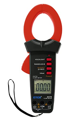 Yuqiaotime Clamp Meter ETCR6420/ETCR6450/ETCR6470 Дигитален мерач на мерач на мерач на земја DC AC 20A -2000A мембрана мерач мал