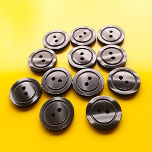 Копчиња за шиење на копчињата од бисер 0,75 инчи копче за занаети 2 дупки Имитација на бисерни копчиња 30L тркалезни копчиња Пластични копчиња