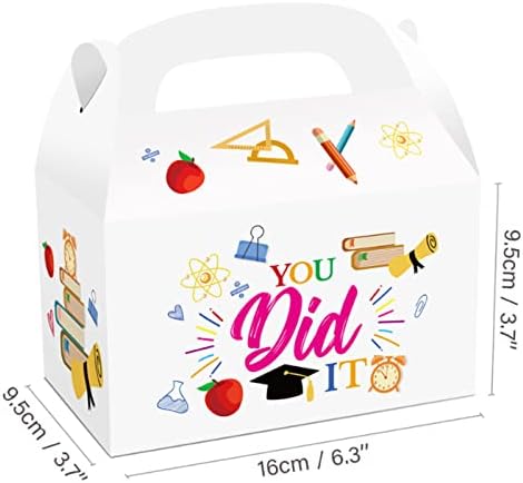 12 Пакети Ден На Наставникот Тема Забава Фаворизирање Третираат Кутии Најдобар Учител Некогаш Добрите Кутии Партија Време Подарок Кутии За Роденден