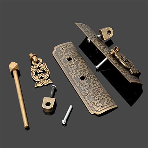 SDGH Антички класичен кабинет заклучување на заклучување мебел хардвер врата лента влече рачка копче за месинг декоративен