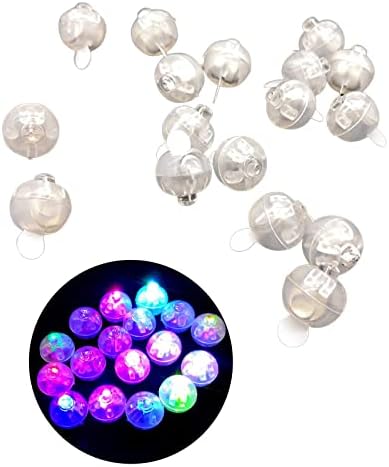Dbylxmn мали додатоци топки светла светлечки светла разнобојни светкави декоративни домашни декор флуоресцентна светлина