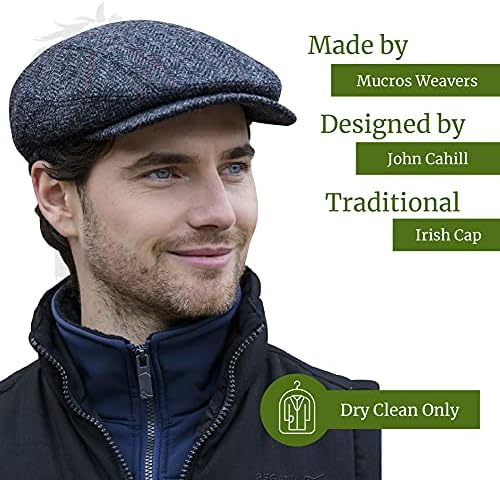 Мукрос ткајачи ирска Троица рамна капа за мажи вести -капа