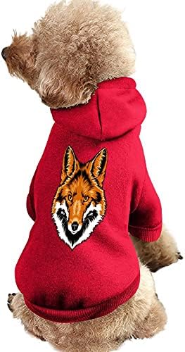Црвена лисица глава кучиња џемпер со топло миленичиња џемпери за мачки куче