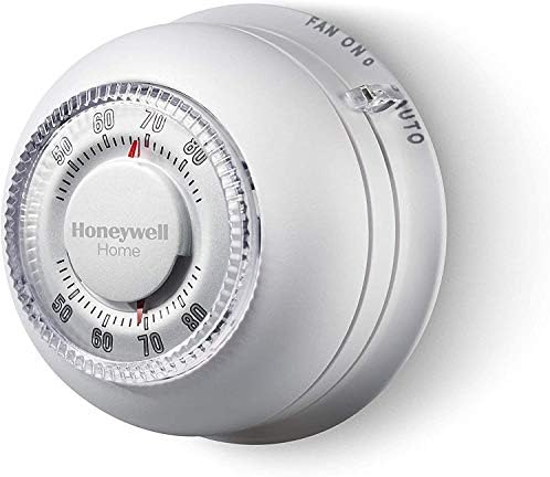 Honeywell Home CT87K1004 Тркалезната топлина само рачен термостат, голем, бел, голем