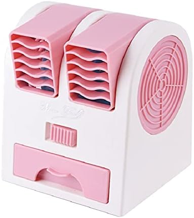 Air Cooler USB климатик преносен личен вентилатор за ладење двојно воздушен излез летен десктоп вентилатор за простории во канцеларија дома патување