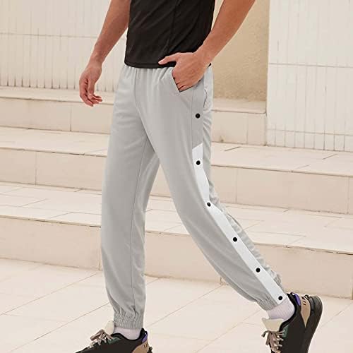 Sezcxlgg пот панталони за мажи мажи кои спојуваат печатени комбинезони, обичен џеб спорт работа случајни панталони панталони