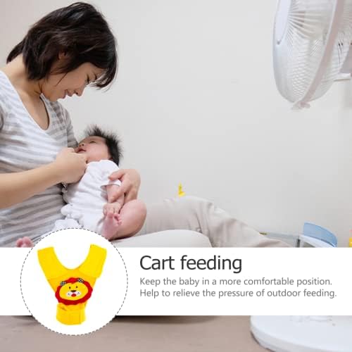 Кисангел Бебе Шише Бебе Шетач Хранење Шише Прашка: Бебе Количка Хранење Крпа Хранење Појас Помош За Хранење Бебе Шише Фиксирање