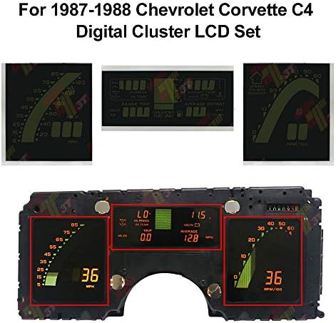 LCD сет компатибилен со кластерот за дигитален инструмент Chevrolet Corvette Chevrolet Corvette C4