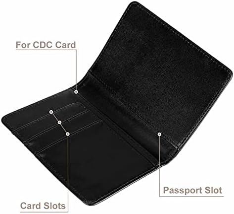 Црвен носител на пасош за пасош за пасош за заштита на кредитни картички за покривање на паричникот со слотови за картички Организатор
