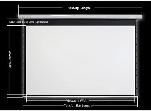 KXDFDC 16: 9 Таб-затегната моторизирана интелигентна електрична проекција 4K кино-екран за проектор за домашно кино