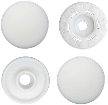 DM Snap 1000 сетови Snap пластични копчиња | 9 бои за шиење и занаетчиство | Копчиња за шиење на Snap Пластични сврзувачки