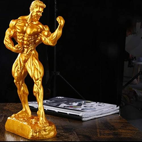Спортски трофеи и награди Процес на обложување Фитнес трофејски боксерски бодибилдинг класичен трофеј фитнес модел украси златни