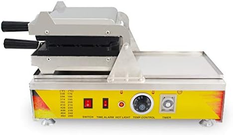 Општа комерцијална употреба Nonstick 110V 220V Електрична голема белгиска вафли машина за пекари