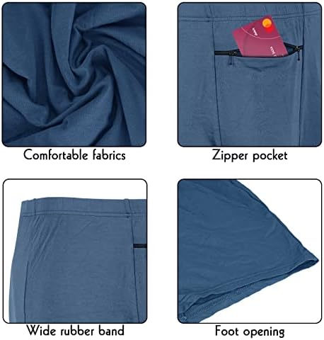 Долна облека Luexbox Pocket за мажи со таен скриен преден џеб, кратки патни боксери, 2 пакувања