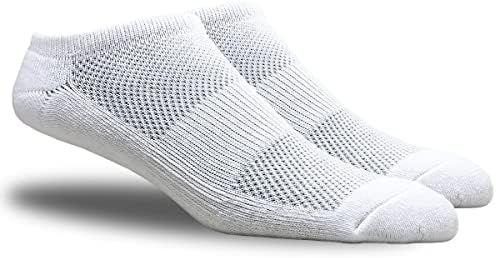 Водење на атлетски чорапи со атлетски глуждови со низок памук мешавина - 6 пара