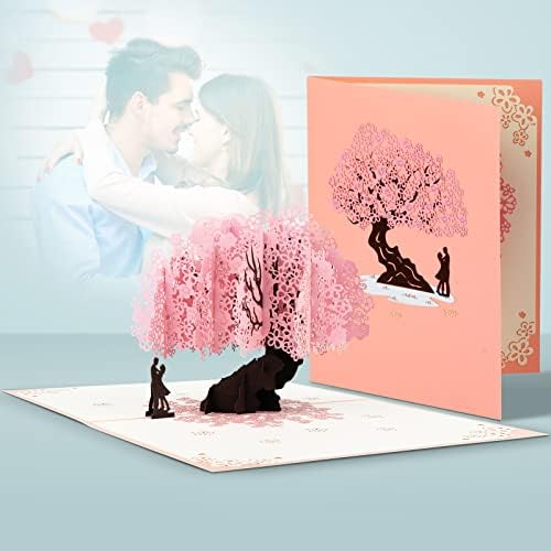Валентни картички се појавуваат, романтични loveубовни картички за Денот на вinesубените, 3D Поздравени честитки, романтична картичка