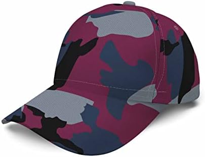 MXOCOM бејзбол капа Акварела папагали Сакура гранка Прилагодливи шминка за капи, топка капа, модни спортски капачиња за мажи жени