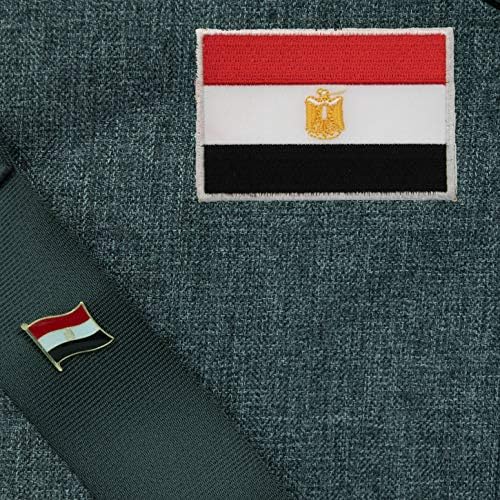А-Еден 3 парчиња пакет- везови за везење+египетско знаме и значка, убава секси жена вез, сувенири за културна шема, игла за