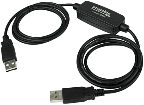 Вклучен кабел за трансфер USB 2.0, неограничена употреба, трансфер на податоци помеѓу 2 Windows компјутер, компатибилен со Windows