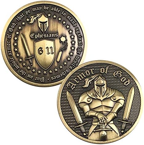 Премиум Оклоп На Бога-Ефесјаните 6: 11-3Д Комеморативен Предизвик Медалјон На Колекционер На Монети