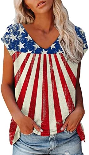 Обична врвна маица за жени лето есен 2023 Облека Редовно вклопување краток ракав против вратот памучен графички мета 5x 5x