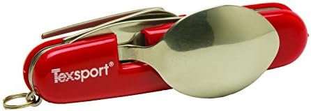 TexSport Multifunction Pocket Nife со интегрирана лажица вилушка и отворач за шише