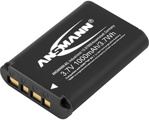 ANSMANN 1400-0041 3,7 Volt A-SON NP-BX1 1000MAH LITHIUM батерија за замена на литиум за Sony DSC-RX1, DSC-RX100 и HDR-AS15
