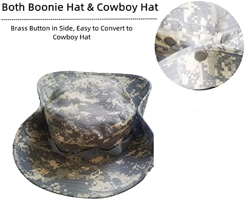 Boonie Hat Воена тактичка камо корпа капи за мажи жени широки шминка сафари капа одговара на лов риболов пловење на отворено работа