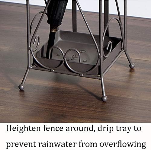 Задолжи со чадор на Физди Ретро метал, водоотпорна домаќинство и чадор за чадор што е докажано за чување чадор, решетка за складирање