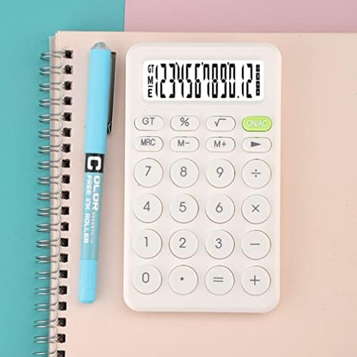 Nuobesty computdora para niños mini calculator стандарден калкулатор дигитален калкулатор за десктоп со LCD приказ на џеб калкулатор за домашно