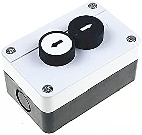 TioyW само ресетирање на рамно копче 2 дупка водоотпорна кутија за контролно поле за контролно поле со копче со стрела