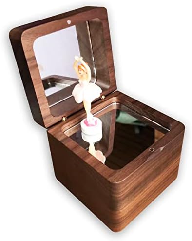 Играјте [Вчера уште еднаш] Вулт дрвена балерина танчерка девојка музичка кутија со музичко движење „Санкио“