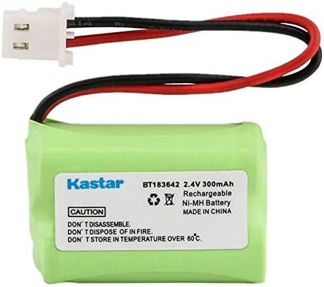 Kastar BT183642 / BT283642 Ni-MH Battery 2.4V 300mA Replacement for LS6002 LS6005 LS6181 LS6191 LS6195 LS6195-1 LS6195-5 LS6195-6