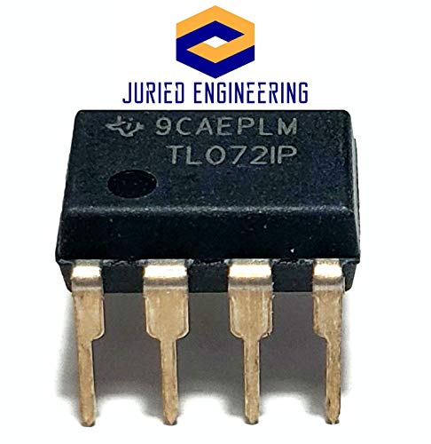 Juried Engineering TL072IP TL072 Двојна оперативна засилувач со двојно ниско-бучава jfet-input op засилувач-леб-пријателски IC DIP-8